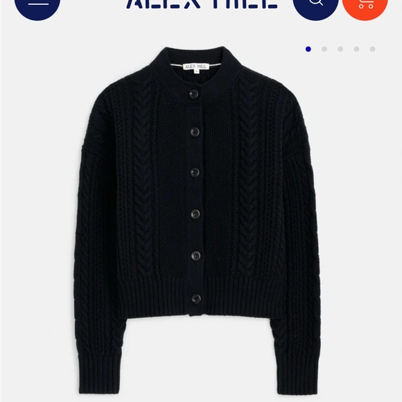 Alex Mill Cable Knit Nico Chunky Cardigan - Picture 1 of 3